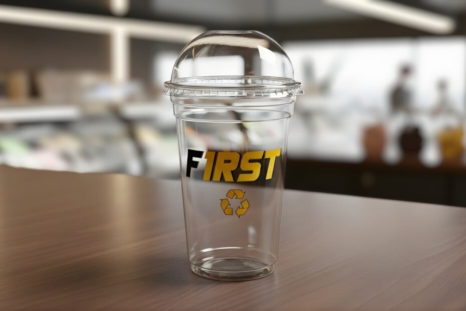 tampa dome copo descartável transparente cristalina